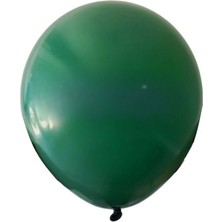 Organizasyon Pazarı 12 inç Koyu Yeşil renk 25 li Pastel Dekorasyon Balonu