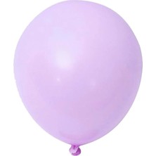 Organizasyon Pazarı 12 inç Lila renk 25 li Pastel Dekorasyon Balonu
