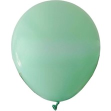 Organizasyon Pazarı 12 inç Mint Yeşili renk 25 li Pastel Dekorasyon Balonu