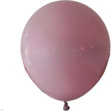 Organizasyon Pazarı 12 inç Retro Pembe renk 25 li Retro Dekorasyon Balonu