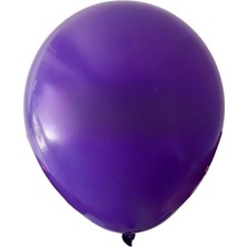 Organizasyon Pazarı 12 inç Mor renk 25 li Pastel Dekorasyon Balonu