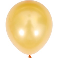 Organizasyon Pazarı 12 inç Gold renk 25 li Metalik Dekorasyon Balonu