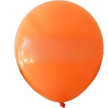 Organizasyon Pazarı 12 inç Turuncu renk 25 li Pastel Dekorasyon Balonu