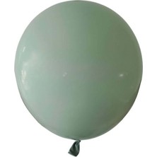 Organizasyon Pazarı 12 inç Kış Yeşili renk 25 li Retro Dekorasyon Balonu