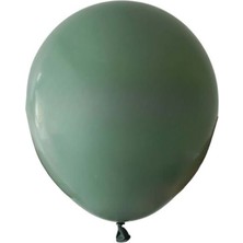 Organizasyon Pazarı 12 inç Adaçayı renk 25 li Retro Dekorasyon Balonu