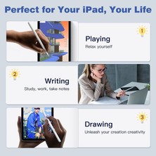 Bravesons Ipad Avuç Içi Redli Yükseltilmiş Eğim Hassasiyetli Dokunmatik Yazı Kalemi(3 Ad Yedek Uç)
