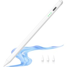 Bravesons Apple Ipad Pen Palm Rejection Active Stylus Özel Yazı / Çizim Kalemi(3 Adet Yedek Uç)