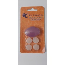 Raci Medikal Silikon 4'lü Taşıma Kutulu Kulak Tıkacı (12 Adet)