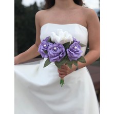 Medusa Iz Gelin Çiçeği ve Damat Yaka Buketi (Gelin, Düğün, Nişan, Kına, El Buketi, Gelin Çiçeği, Damat)