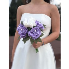 Medusa Iz Gelin Çiçeği ve Damat Yaka Buketi (Gelin, Düğün, Nişan, Kına, El Buketi, Gelin Çiçeği, Damat)
