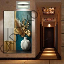 Caddeko Vazo ve Çiçek Kanvas Tablo DKMR331