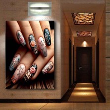 Caddeko Tırnak Süsleme, Nail Art Kanvas Tabloları Dkm-Trn5
