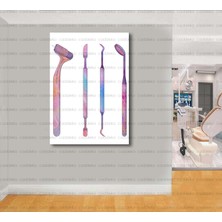 Caddeko Ağız ve Diş Sağlığı Polikliniği Tabloları Dekoratif Diş, Dekoratif Dişçi, Dişçi Dekorasyonu DSC-150