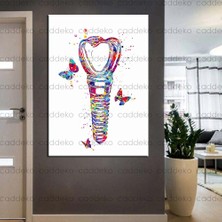 Caddeko Ağız ve Diş Sağlığı Polikliniği Tabloları Dekoratif Diş, Dekoratif Dişçi, Dişçi Dekorasyonu DSC-123