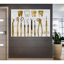 Caddeko Ağız ve Diş Sağlığı Polikliniği Tabloları Dekoratif Diş, Dekoratif Dişçi, Dişçi Dekorasyonu DSC-149