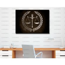 Caddeko Avukatlık Bürosu Tabloları Hukuk Bürosu Iç Dekorasyon Kns-65