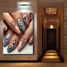 Caddeko Tırnak Süsleme, Nail Art Kanvas Tabloları Dkm-Trn8