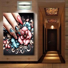 Caddeko Tırnak Süsleme, Nail Art Kanvas Tabloları Dkm-Trn1