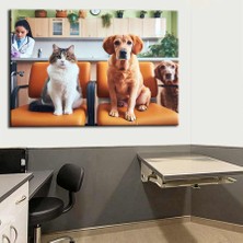 Caddeko Pet Center Dekorasyon Veteriner Kliniği Tabloları VTR24