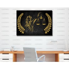 Caddeko Avukatlık Bürosu Tabloları Hukuk Bürosu Iç Dekorasyon Kns-63