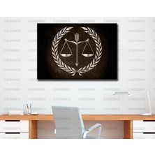 Caddeko Avukatlık Bürosu Tabloları Hukuk Bürosu Iç Dekorasyon Kns-66