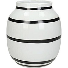 Laromita Decoration Çizgili Vazo / Kısa