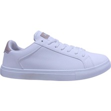 Kinetix Beyaz Altın Bağcıklı Sneakers Spor Ayakkabı