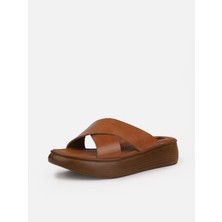 Kuum London Orthopedix K8408  Deri Kadın Terlik