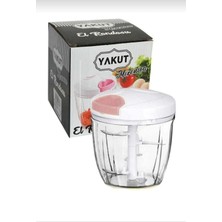 Yakut Büyük Boy 5 Bıçaklı Ipli El Rondosu Doğrayıcı 1000 ml