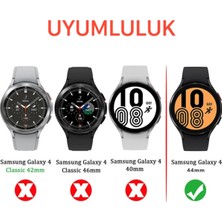 Yediseven Samsung Galaxy Watch 4 44MM Ekran Koruyucu 3D Kavisli Full Kaplama Pmma Pet