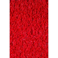 Edükkanım Kaydırmaz Kırmızı Karmaşık Paspas EN:120CM 120 x 50
