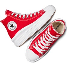 Converse Chuck Taylor All Star Move Kadın Günlük Ayakkabı A09073C Kırmızı