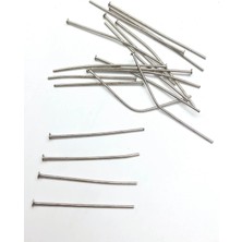 Gümüş Rengi Başlıklı Takı Çivisi 0,35 cm