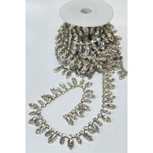 Mekik Taşlı Saçaklı Aksesaur Şerit Taş 1 mt