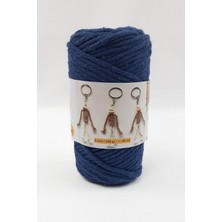 Mavi İnce Büklüm Makrome 02