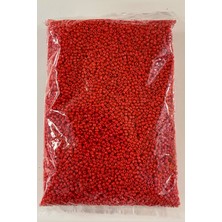 Mat Kırmızı Kum Boncuk 3 mm 500 gr
