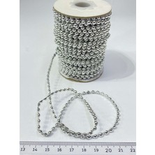 Plastik Şerit Yarım İnci 4 mm 10 mt