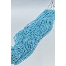 Mat Mavi Kristal Boncuk 6 mm