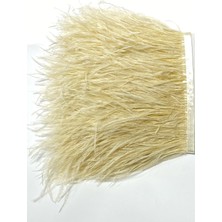 Koyu Krem Deve Kuşu Tüyü 1 mt