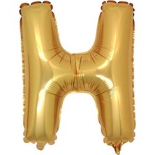 Organizasyon Pazarı 34 inç H Gold Renk Harf Folyo Balon