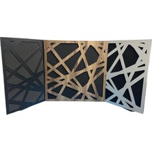 Eko Akustik Basstrap Max Traverse Ahşap Difüzör Panel 50CM*50CM*10CM