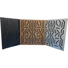 Eko Akustik Basstrap Max Labyrinth Ahşap Difüzör Panel 50CM*50CM*10CM