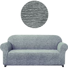 Elgeyar Jakarli Koltuk ,kanepe ,çekyat Örtüsü Çubuk Desen Esnekli ETEKSIZ3KIŞILIK Koltuk Için