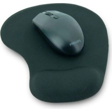 Alfa MEC Bilek Destekli Mouse Pad Kumaş Yüzey Kaymaz Alt Taban Şık ve Rahat Tasarım Fare Altlığı