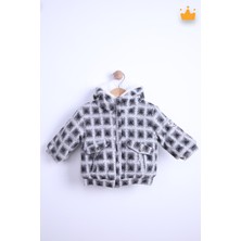 Babyhola 1.5 Tog Kapşonlu Pamuk Astar Bebek Çocuk Polar Kaban 12571
