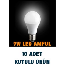 Noas Led Noas 9W Tasarruflu LED Ampul 10 Adet