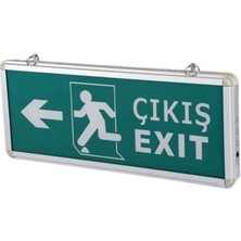 Safe Group Cata CT-9170 Sağ+Sol Çıkış Exit Levhası Şarjlı Ledli