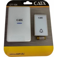 Cata Uzaktan Kumandalı Zil CT-104 LED Işıklı Beyaz Renk