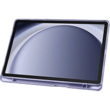 MobaxAksesuar Samsung Galaxy Tab A9 8.7inç X110 X113 X115 X117 Kılıf Kalem Bölmeli Trifolding Case