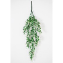 Yapay Çiçek Deposu Sarkan Bahar Yeşillik Demeti (Yeşil-Beyaz)